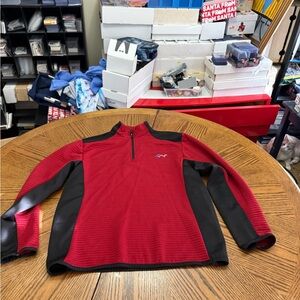 Attack Life by Greg Norman Red and Black Pullover